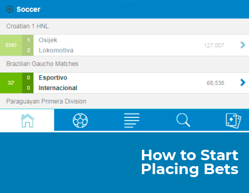 How to start placing bets on indibet