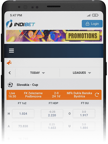 Indibet Mobile Betting