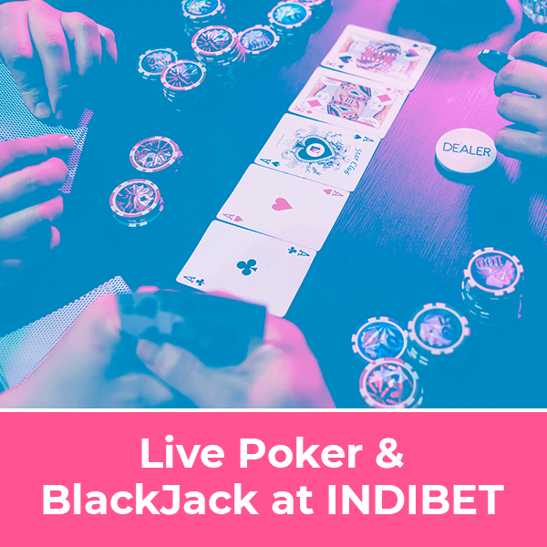 Live Poker at INDIBET